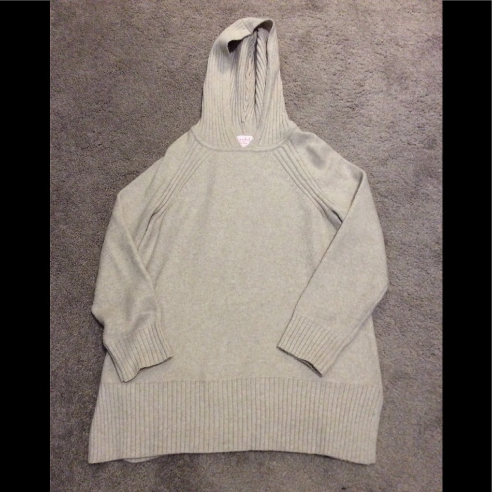 Beige hoodie sweater